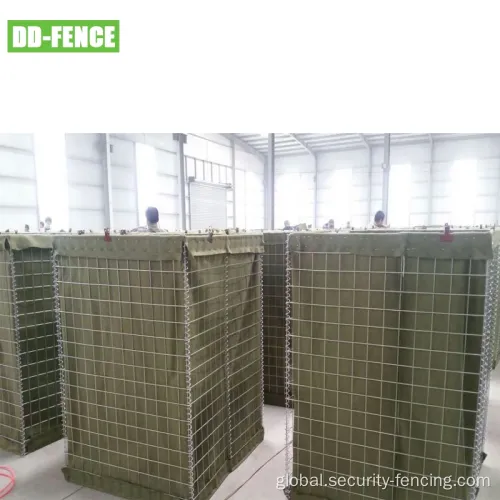 Mesh Gabion HDG Galfan Wire Security Shooting Range Barriers Factory